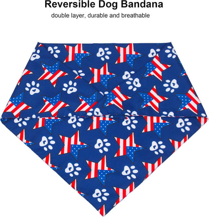 ADOGGYGO reversible pet bandana showing the secure tie knot area