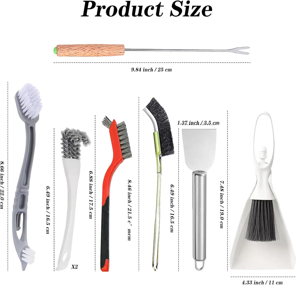 Gavigain bird cage cleaning tools highlighting the durable stainless steel scraper tool.