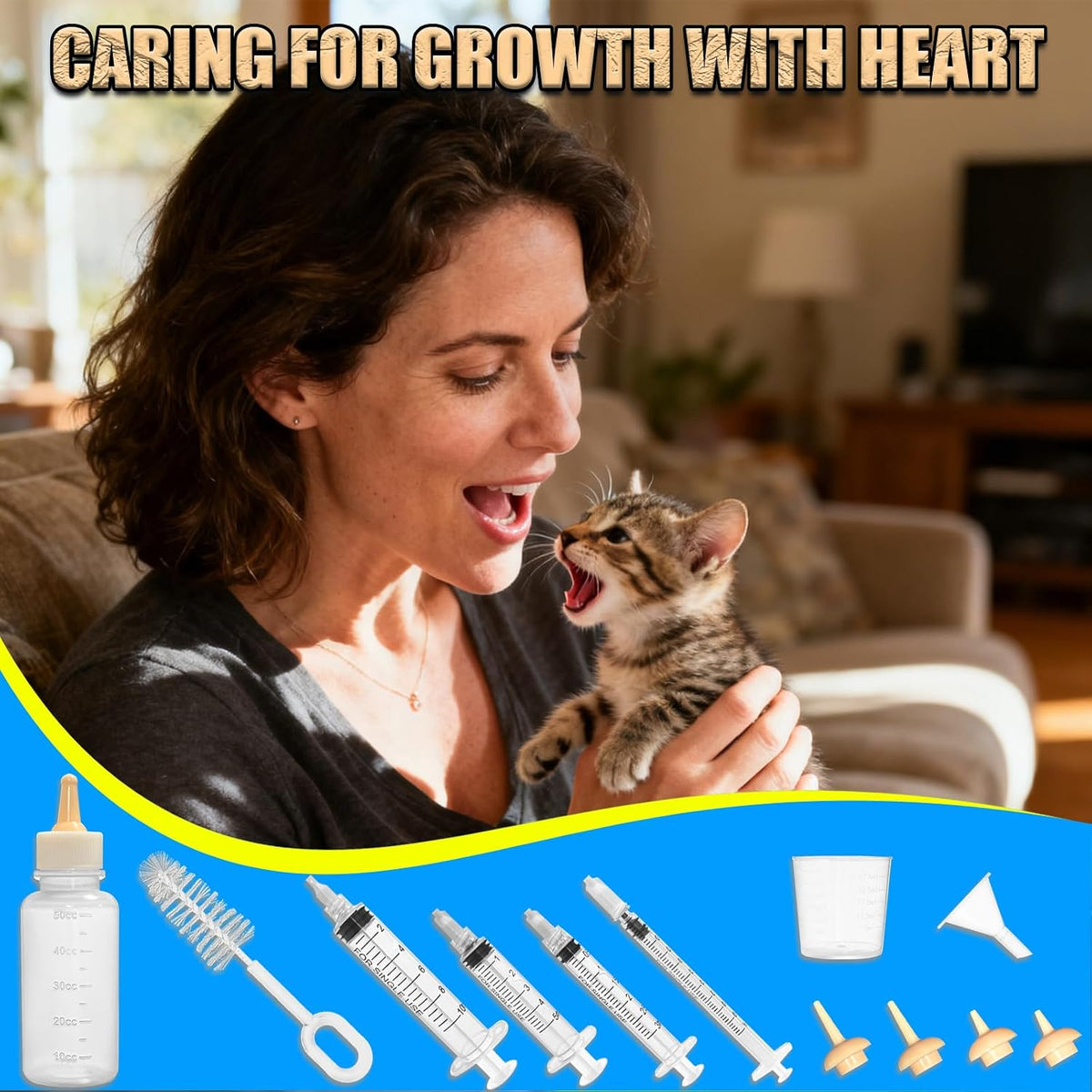 Packaging details of the authentic Pups And Pets pet feeding kit imported for Indian pet owners