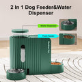 Gardner Pet 2-in-1 food and water dispenser set for dogs and cats.