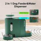 Gardner Pet 2-in-1 food and water dispenser set for dogs and cats.