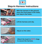 High grade nylon texture of Pawtitas dog harness