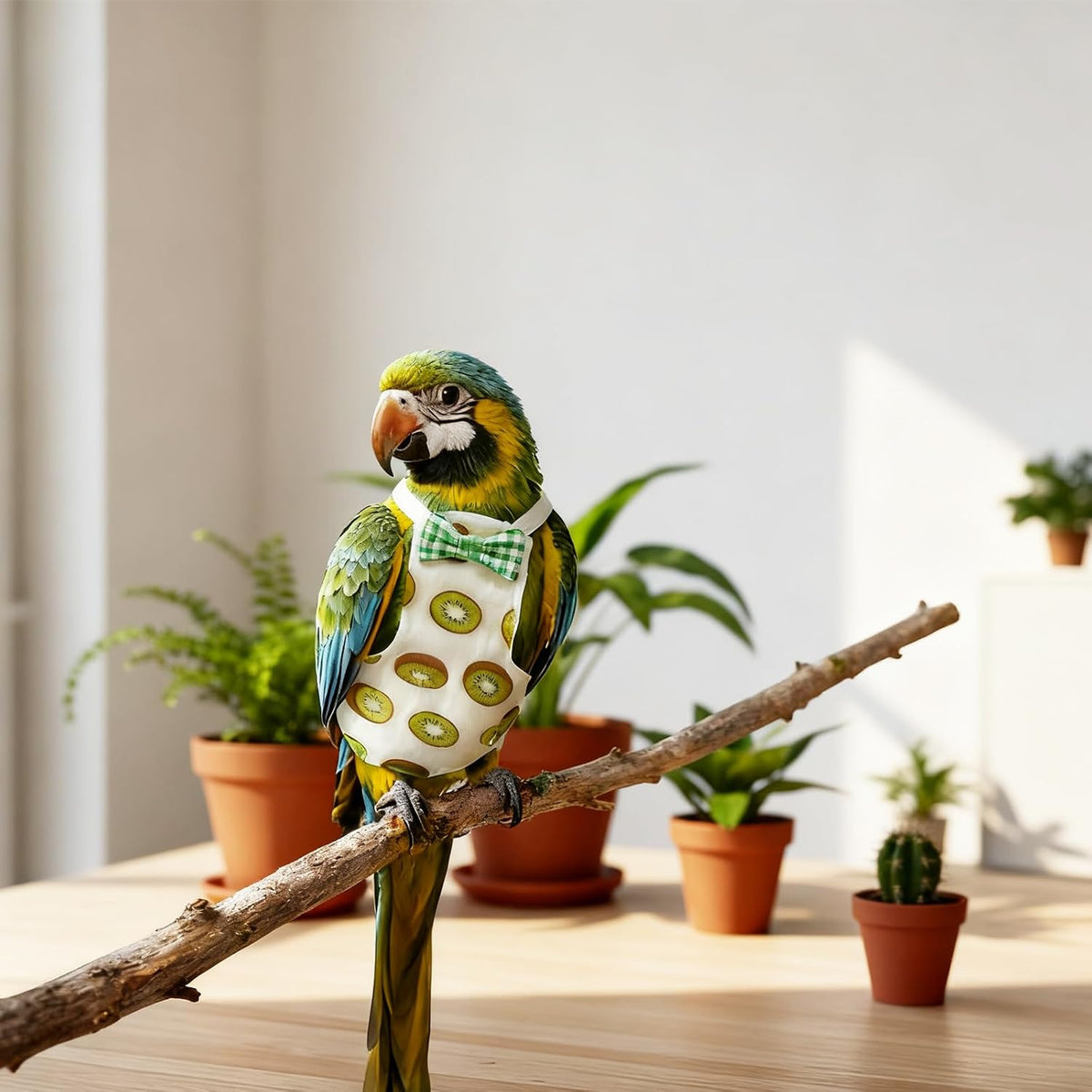 LXUEJIE pet bird clothes showing breathable leg openings