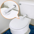 Wappa Baby toilet lock front view showing adhesive backing