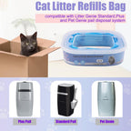 Astrallgn blue scented litter refill continuous film pack