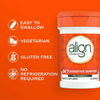 Align Probiotic side view showing capsule count and branding