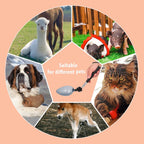 Dreamemo non invasive pet pee catcher showing the included sample container.