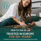 High protein wet cat food pouches with natural European ingredients.