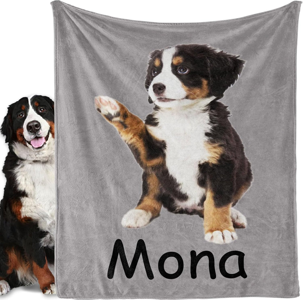 Personalized Dog Blanket, Customized Pet Blankets with Name Picture, Throw Blanket for Small Medium Large Dog Puppy Cat - Image 11