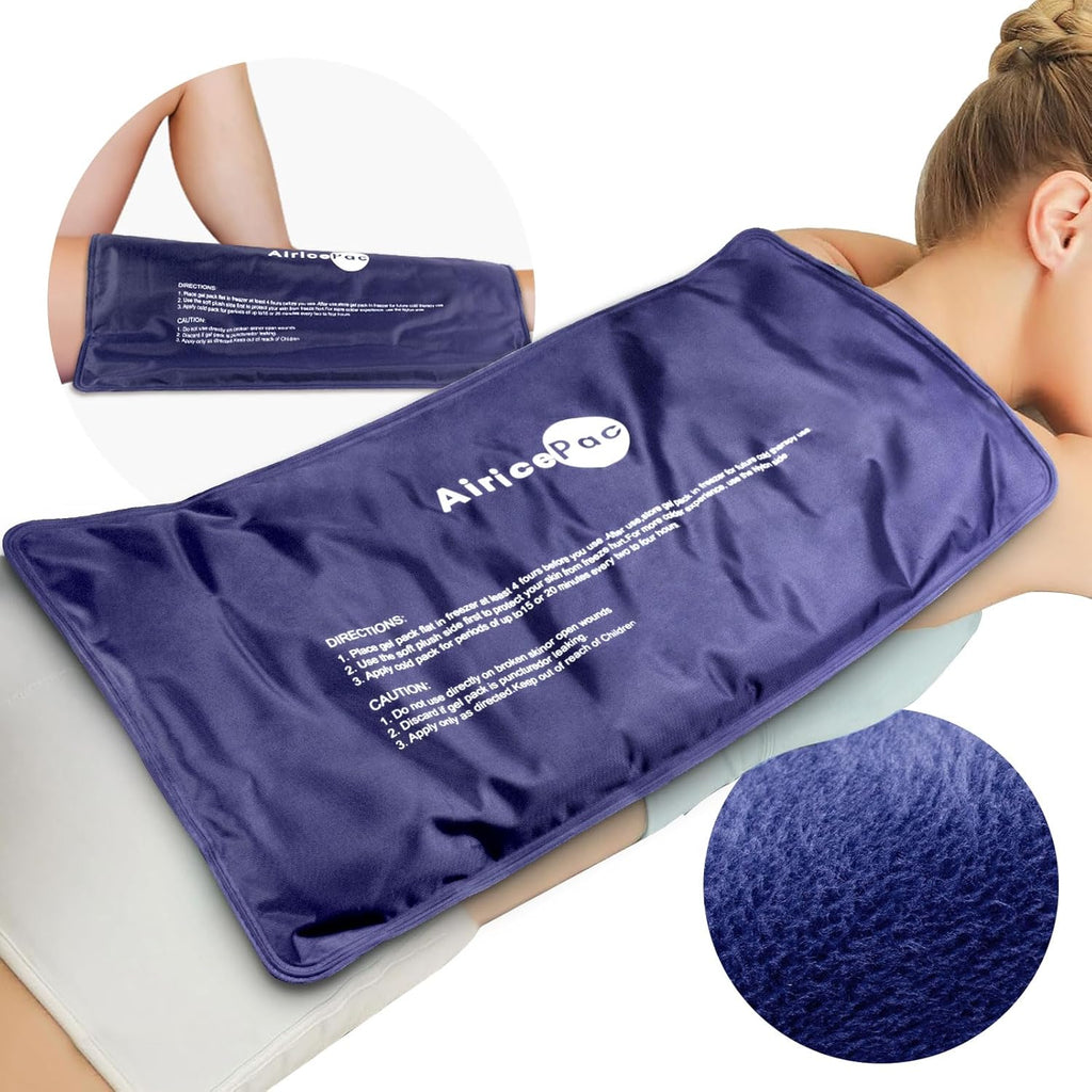 AiricePac extra large flexible gel ice pack front view