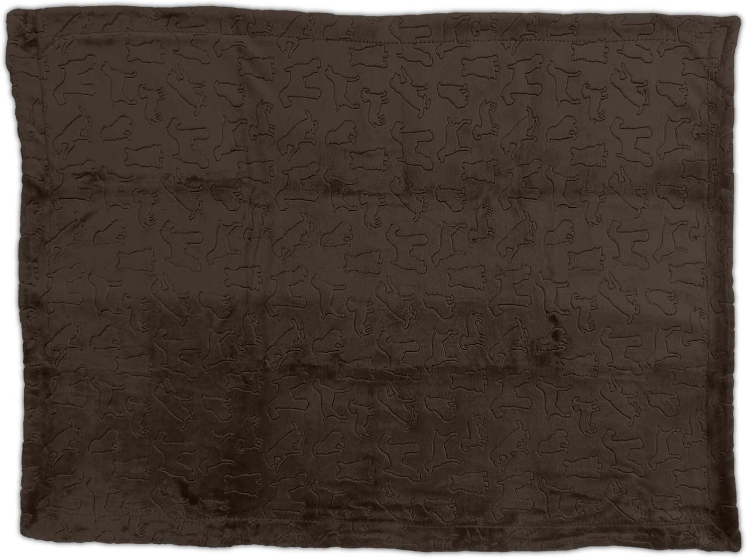 Authentic USA imported American Kennel Club forty by thirty inch pet throw in brown color
