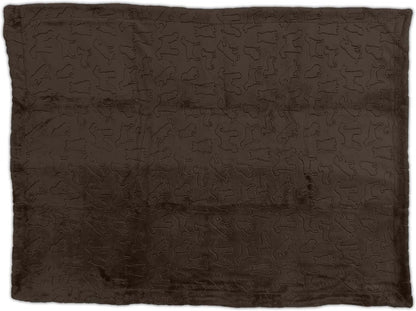 Authentic USA imported American Kennel Club forty by thirty inch pet throw in brown color