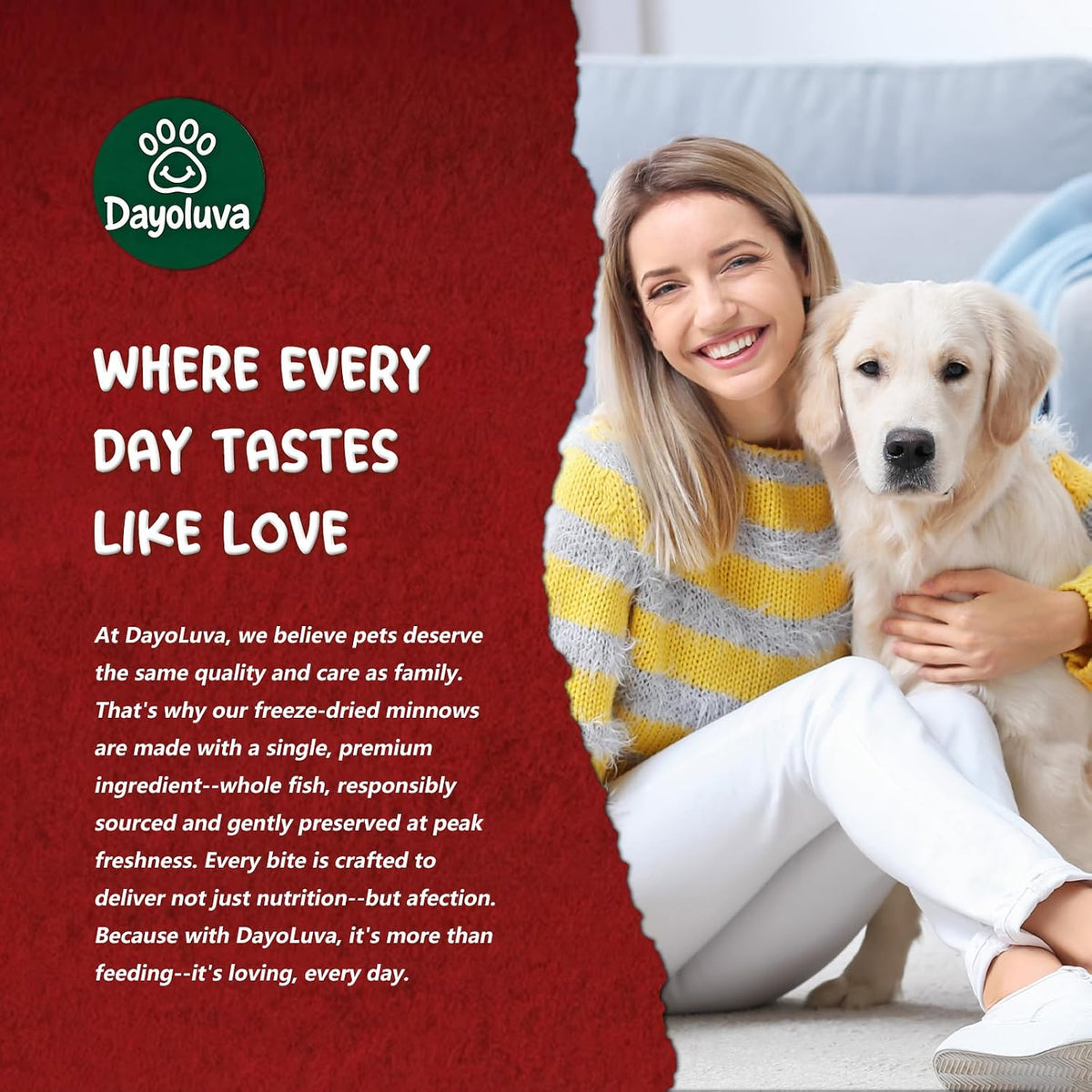 Authentic USA imported freeze dried pet treats from Dayoluva