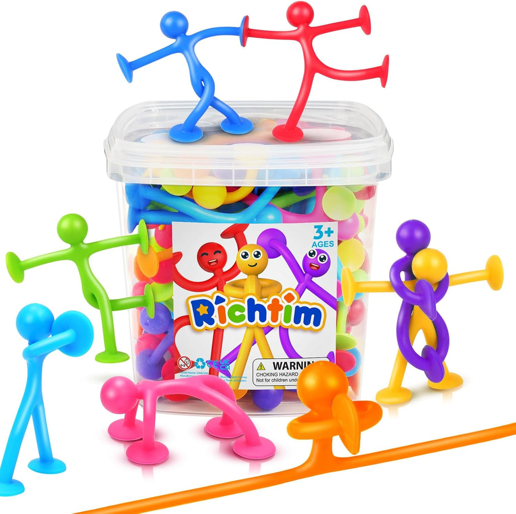 Richtim suction cup fidget sensory toys 48 pack front view