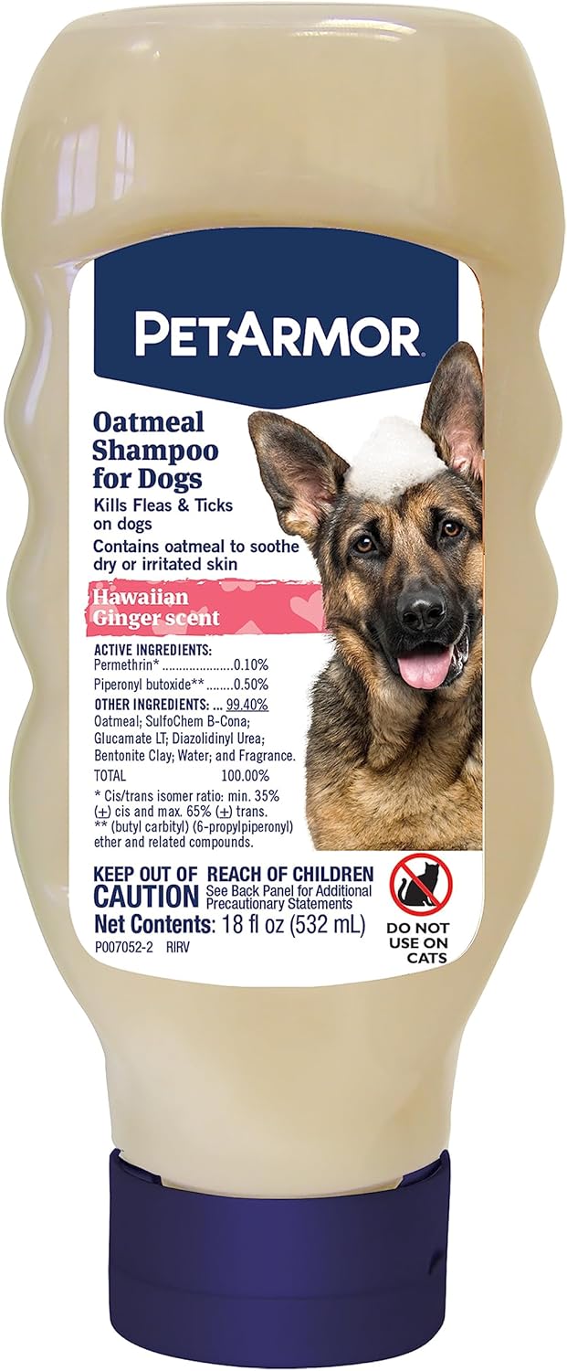 PetArmor anti flea and tick shampoo for dogs full product packaging