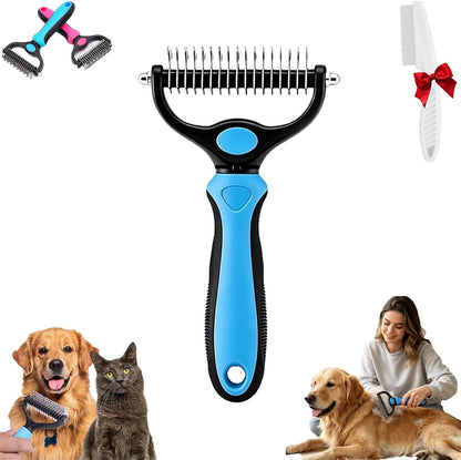 Cutefly Vivanchor Pet Pro grooming tool front view blue handle