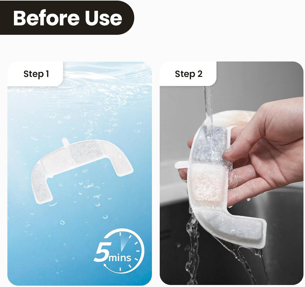 White replacement filters for Cheerble pet fountain