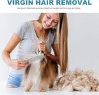 Professional metal detangling tool for long haired cats