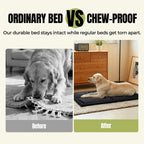 Side profile of 1 inch 30D foam dog crate mattress