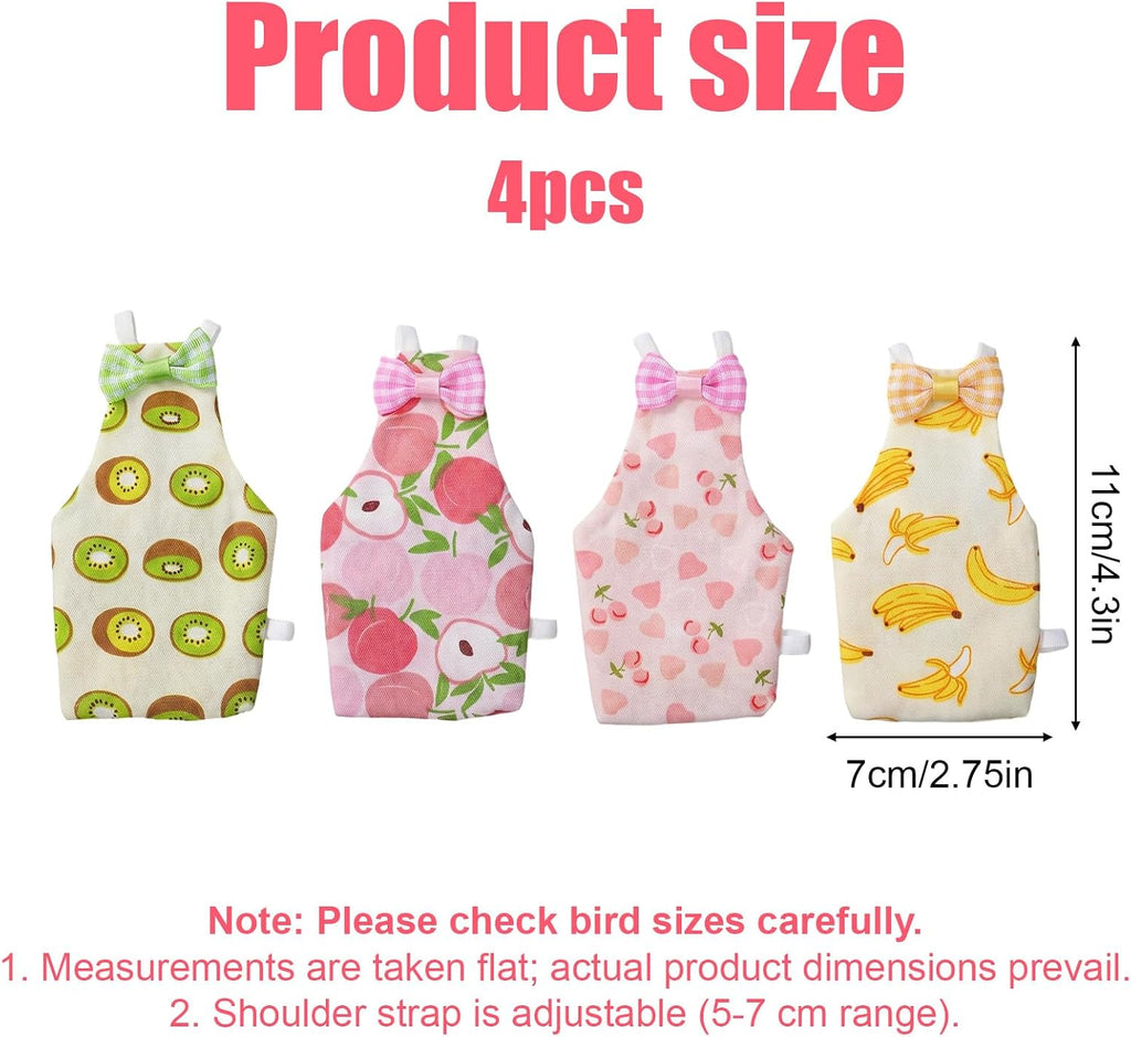 Skrfren parrot flight suit fruit pattern