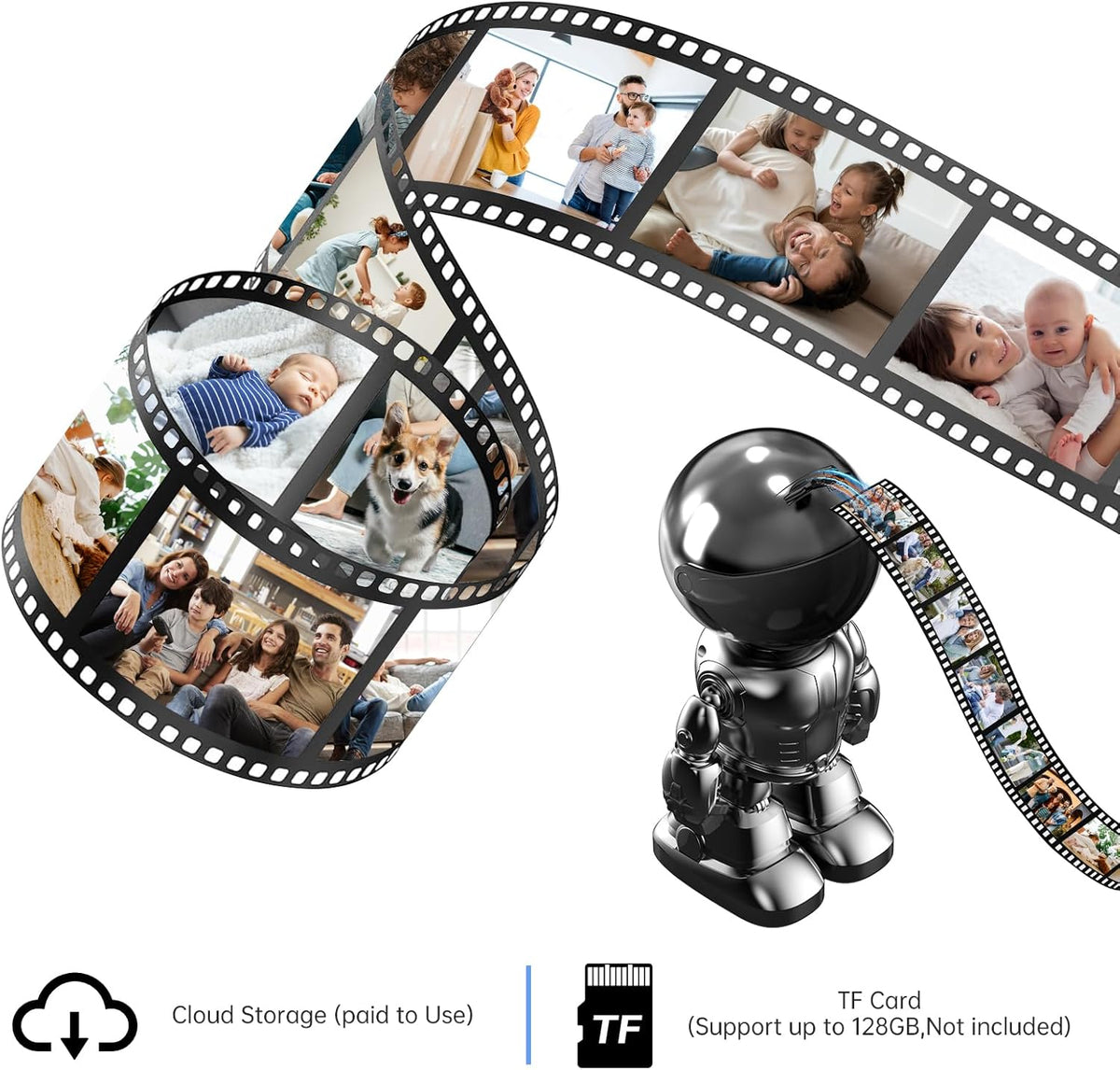 Chpuss indoor surveillance camera packaging
