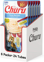 INABA Churu for Senior 10+, Creamy Lickable Cat Treats with Taurine, Vitamin E & C, 0.5 Ounces Each, 20 Tubes, Chicken Variety - Image 11
