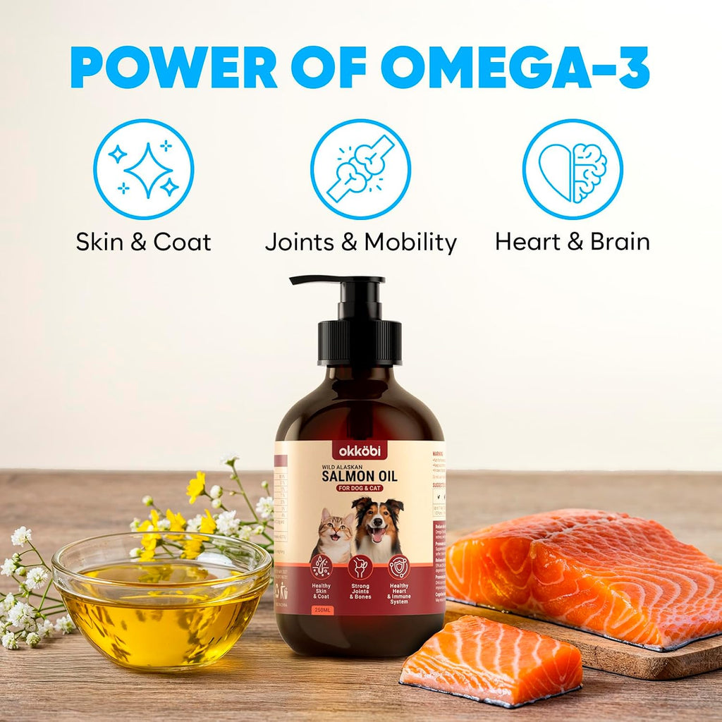 HEAPETS pure fish oil supplement pump dispenser close up view