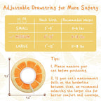 Anwa adjustable cat recovery collar displayed flat showing donut shape