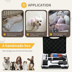 Adjustable speed dog grooming clipper with three meter power cable