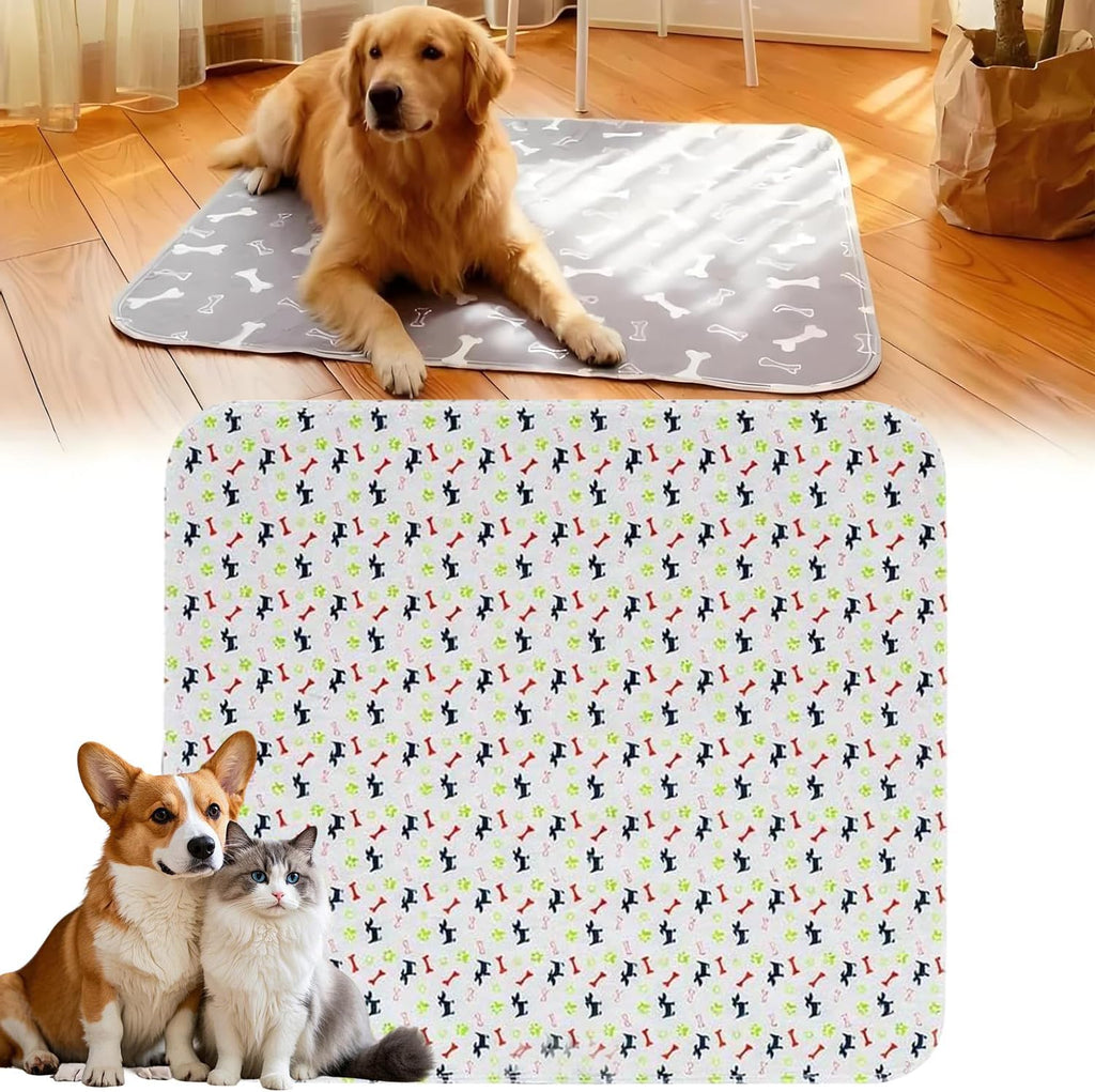 Pee Pads with Pheromones, Elite Pads for Cats, Washable Pee Pads for Dogs, Leak-Proof & Anti-Slip Pet Training Pad for Home & Travel(Grey, L: 31.5" x 27.6") - Image 12