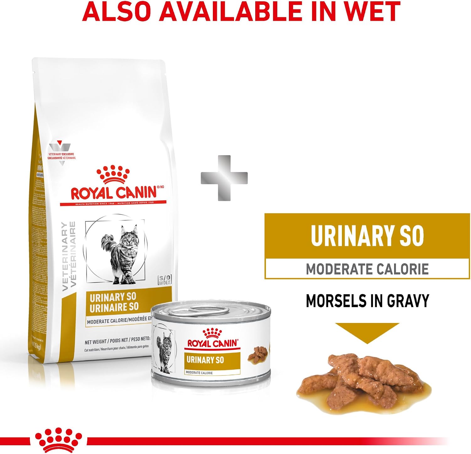 Premium imported feline urinary care dry food packaging details