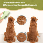 Ergonomic non-slip handle detail of TerraKin cat and dog comb