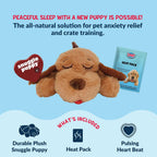Snuggle Puppie heartbeat toy showing internal pulse module