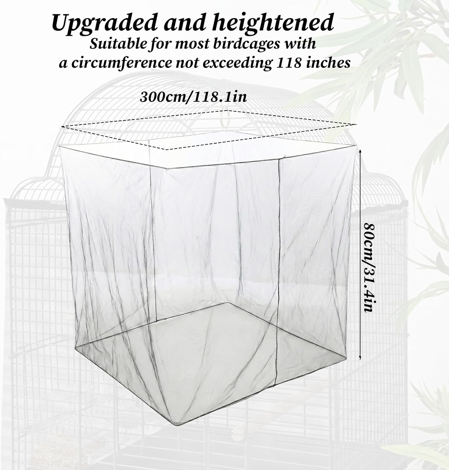 Close up view of the adjustable elastic bands and locking drawstring buckles on the nylon mesh skirt