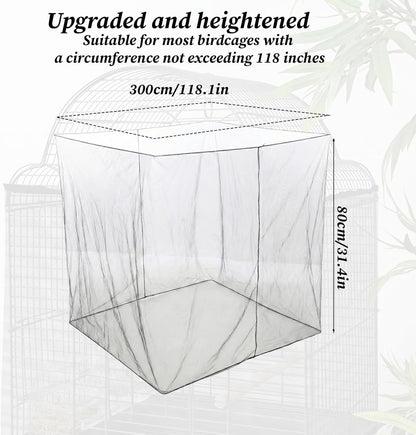 Close up view of the adjustable elastic bands and locking drawstring buckles on the nylon mesh skirt