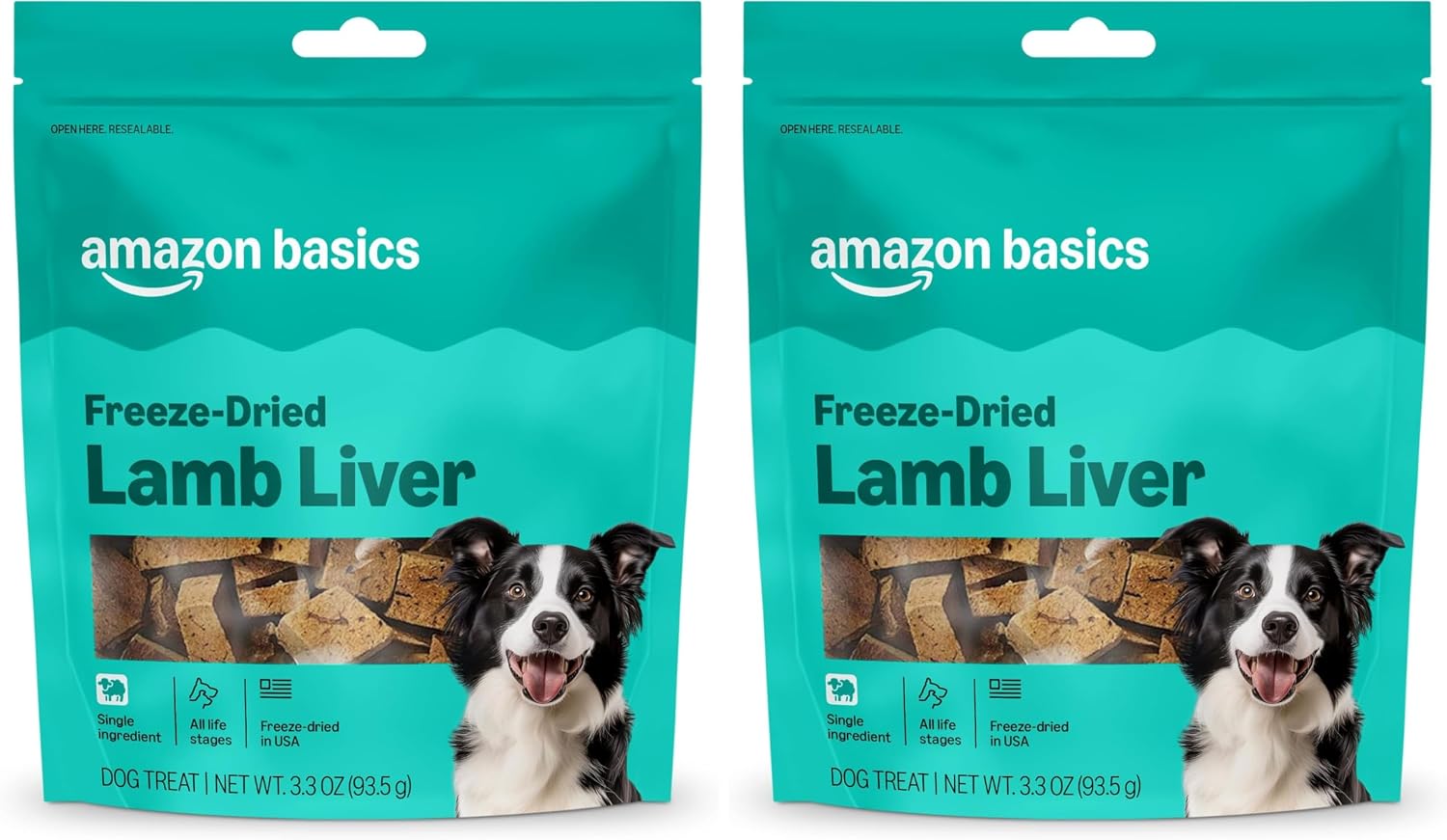 Amazon Basics Freeze-Dried Raw Single Ingredient Dog Treats (Previously Wag), Beef Liver, High Protein, Grain-Free, 3.3 Ounce (Pack of 1), Packaging may vary - Image 12