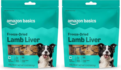 Amazon Basics Freeze-Dried Raw Single Ingredient Dog Treats (Previously Wag), Beef Liver, High Protein, Grain-Free, 3.3 Ounce (Pack of 1), Packaging may vary - Image 12