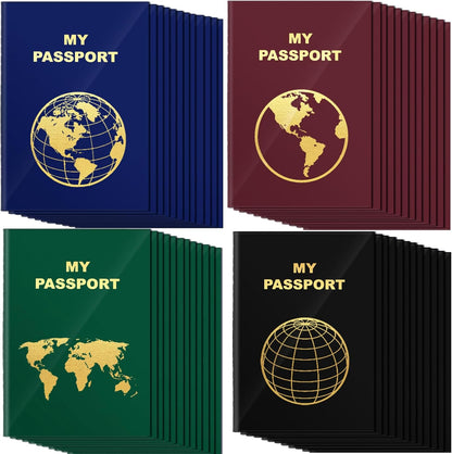 Lincia blank passport notebook 48 piece set front view