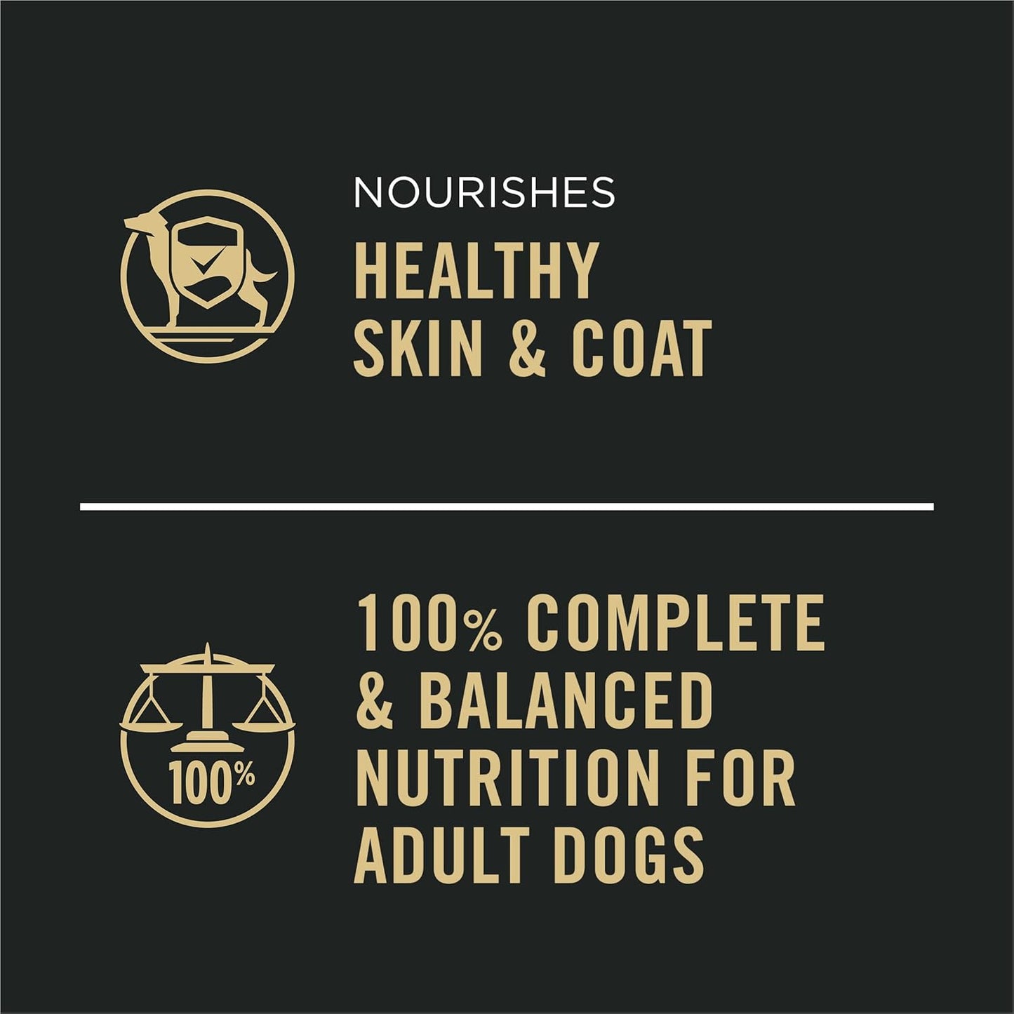 Authentic Purina Pro Plan complete essentials real beef adult dog food cans displayed together