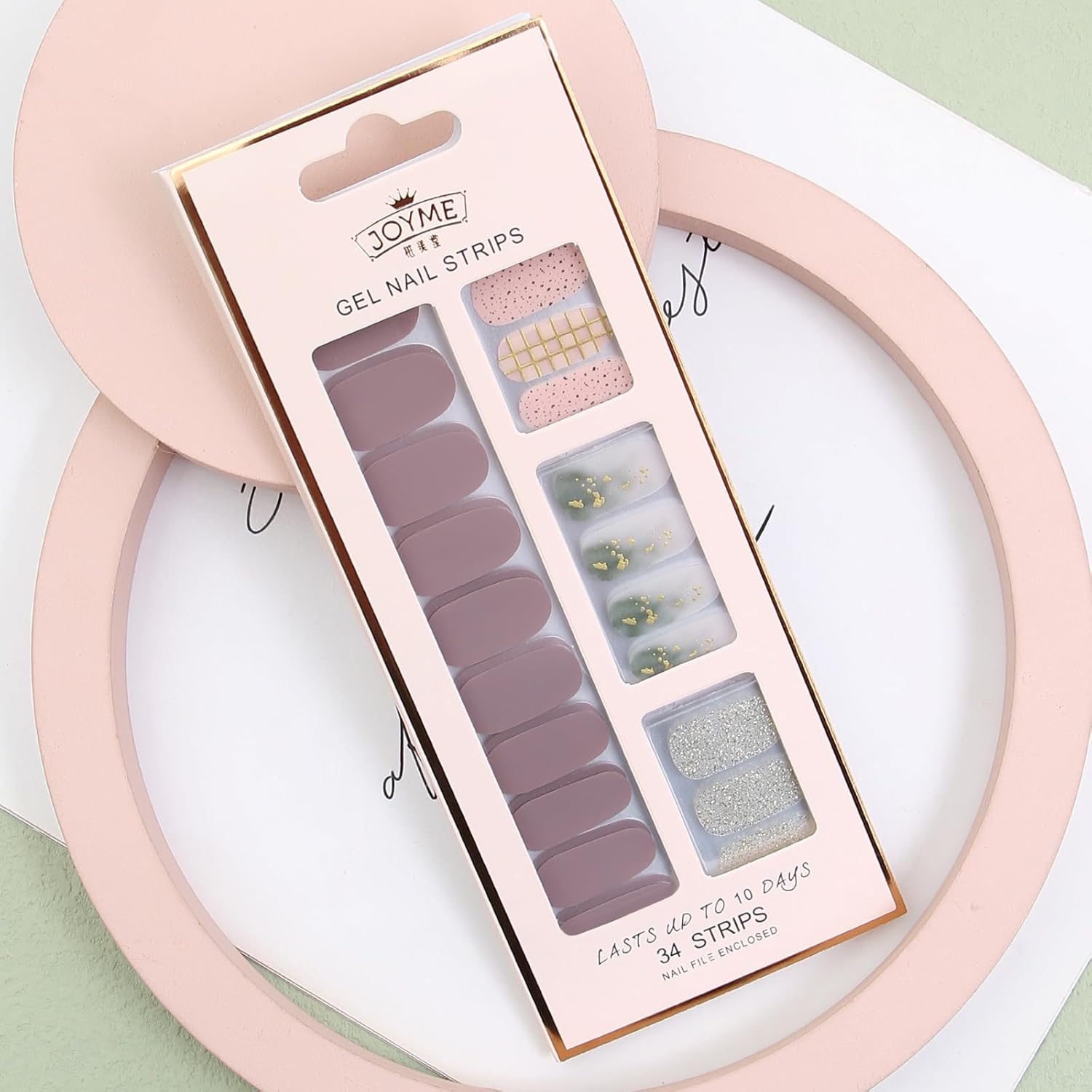 GoBudsGo Gloss Nail Strips front view packaging