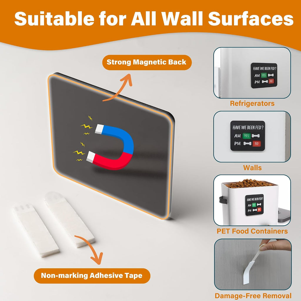 Abudada pet food chart manual slider close up for easy tracking