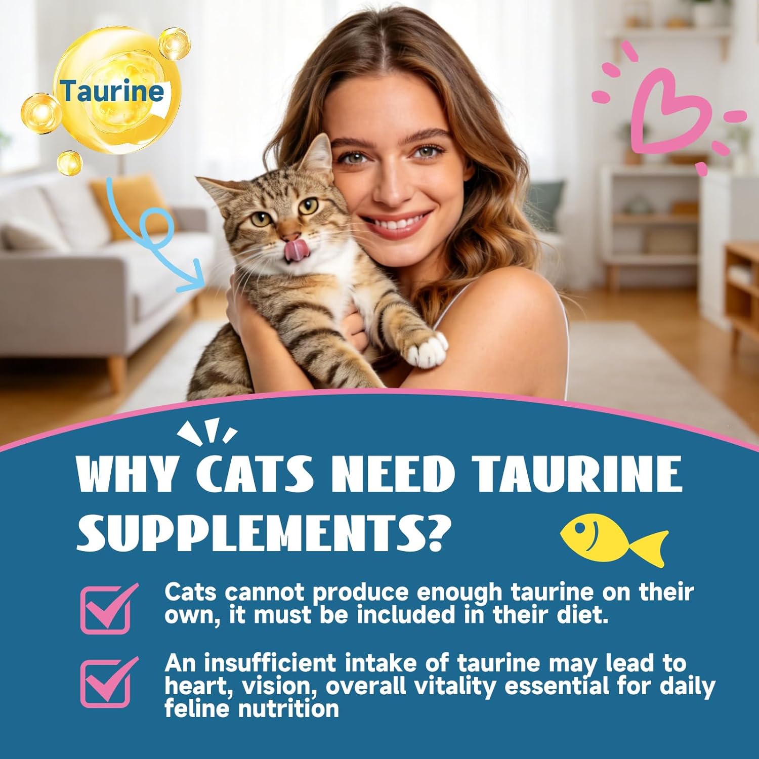 Ingredients list on Brightbarki liquid feline heart and vision supplement