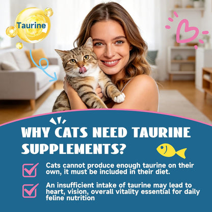 Ingredients list on Brightbarki liquid feline heart and vision supplement