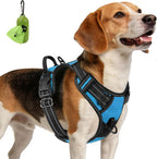Joytale No Pull Dog Harness Medium Sized Dog, Reflective Pet Vest with Front Clip, Adjustable Soft Padded Harnesses with Easy Control Handle for Training and Walking, Black, M - Image 14