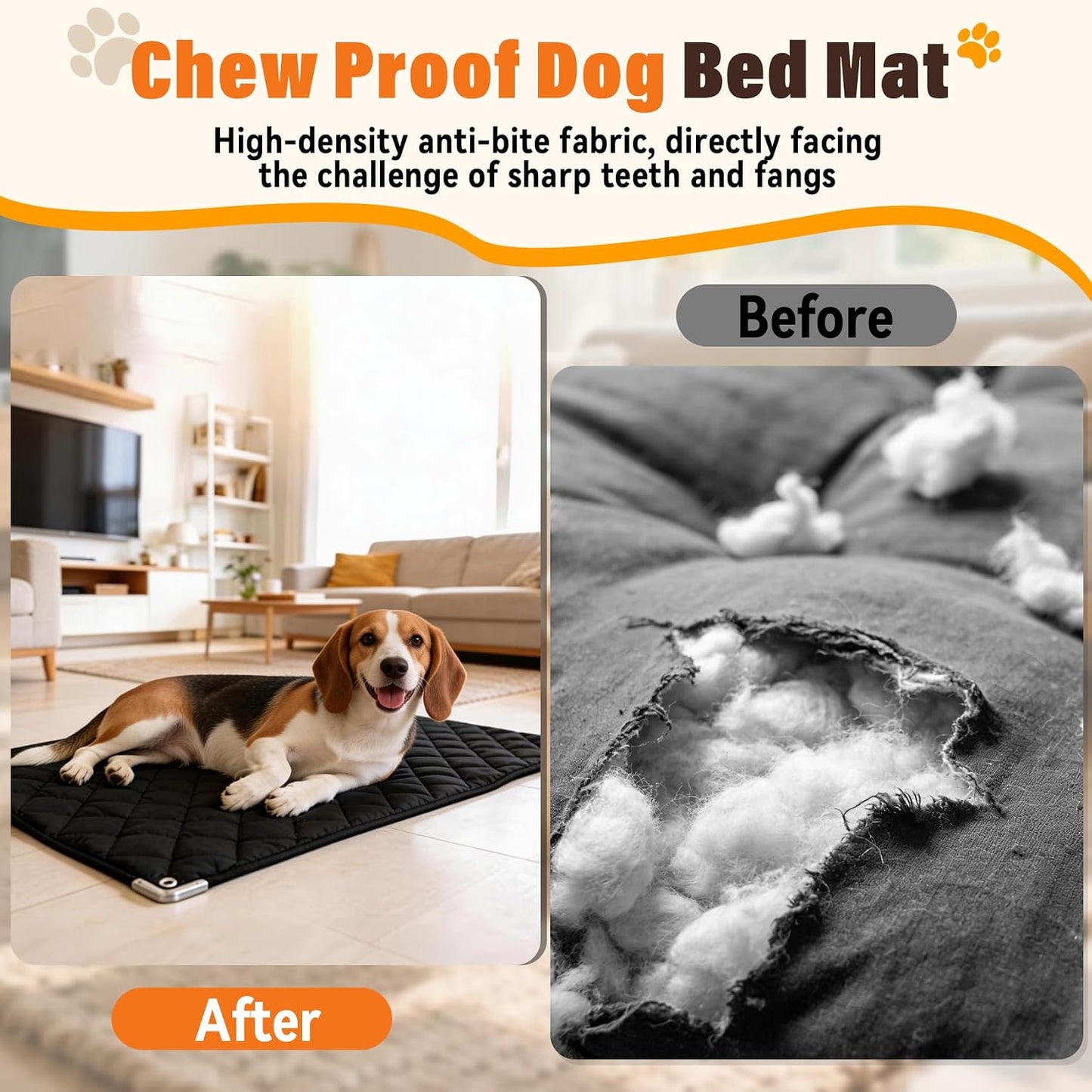 Brobear indestructible kennel pad for small dogs