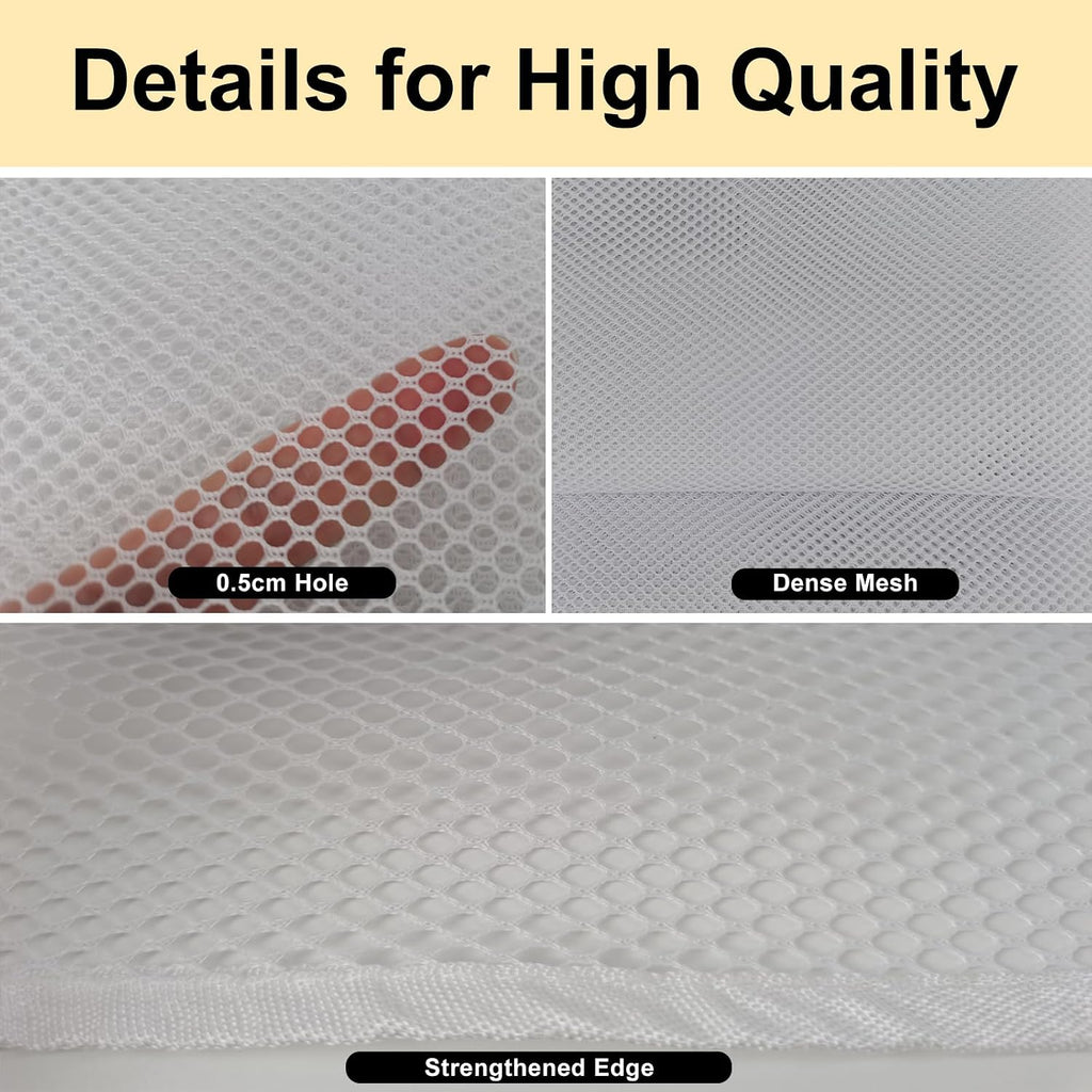 Sunjoy Castle staircase safety guard white mesh