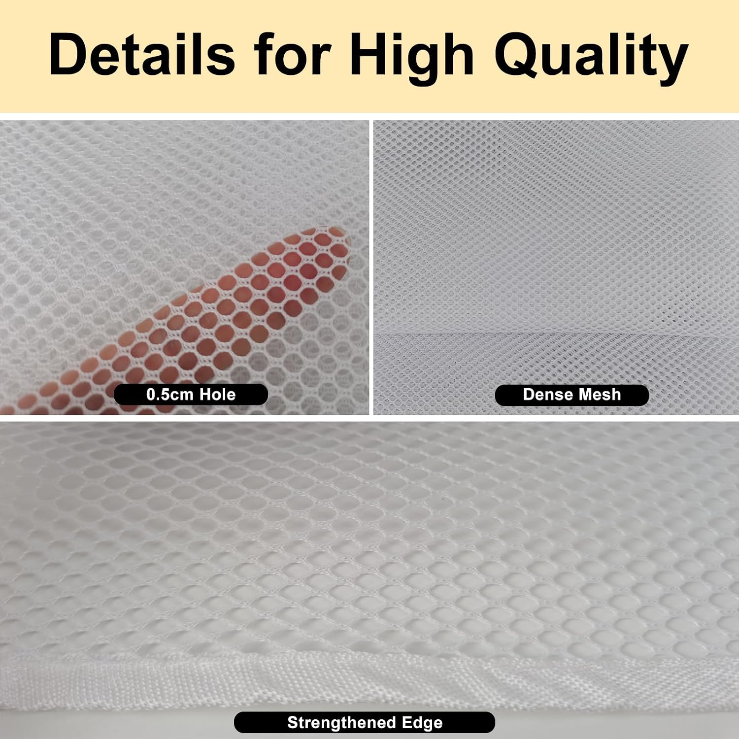 Sunjoy Castle staircase safety guard white mesh