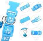 Guduling small pet walking accessories pack displaying the durable iron hardware and quick release buckles.