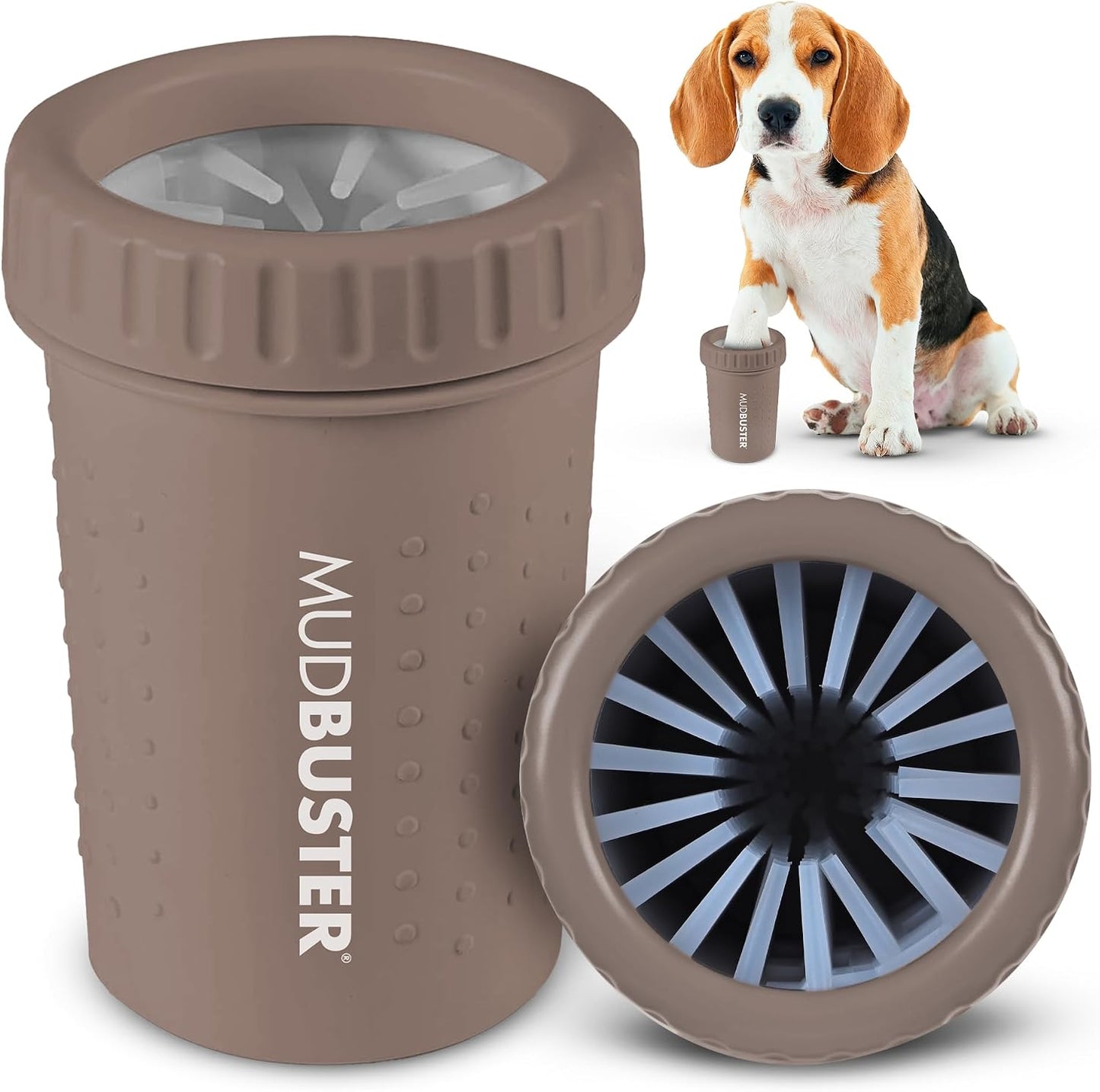 Dexas MudBuster Large Dog Paw Cleaner, Blue, Fits 2.5"-3.5" Wide Paws, Gentle Silicone Bristles for Quick, Easy Cleaning - Image 10
