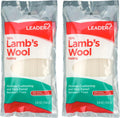 Leader 100 Percent Lambs Wool Padding front packaging view for toe pain relief